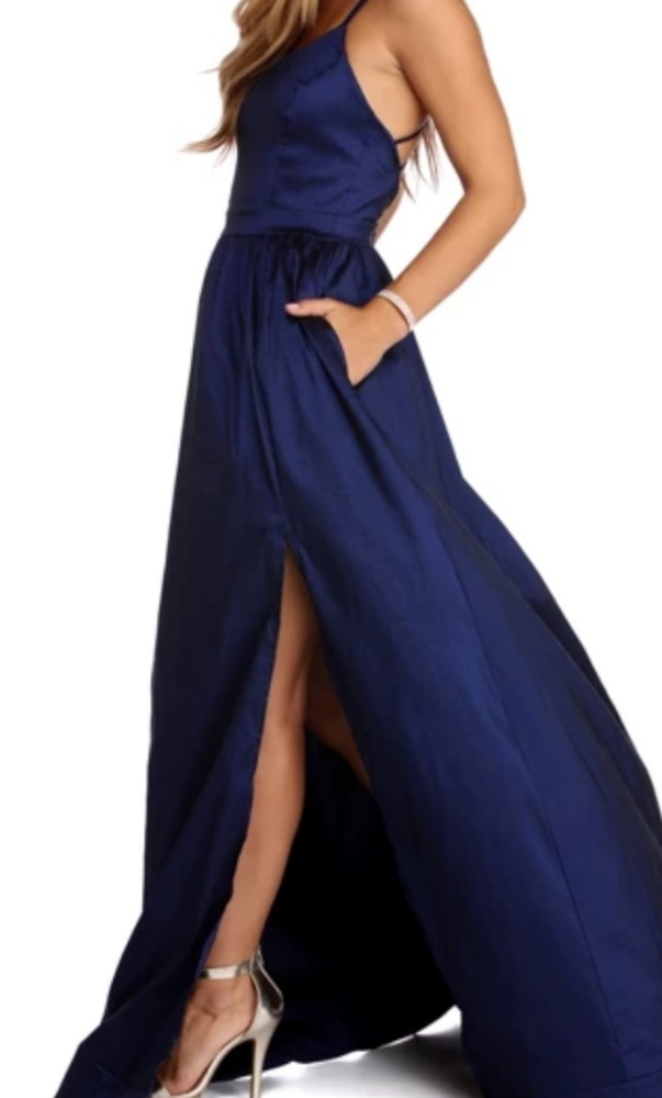 Navy Blue Gown
